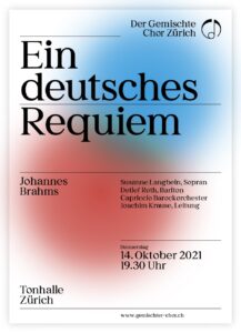 ein deutsches Requiem, Konzert Gemischter Chor Zürich